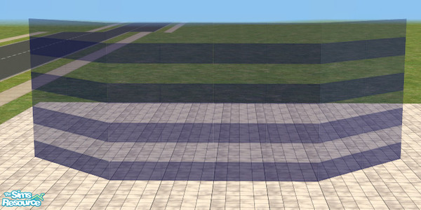 Sims 2 — blue-stripes2 by sww — *TSRAA* you will need windkeeper's Frameless Glass meshes for this to work. 