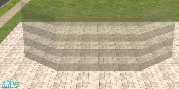 Sims 2 — Cream-stripes2 by sww — *TSRAA* you will need windkeeper's Frameless Glass meshes for this to work. 