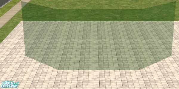 Sims 2 — Green-Full by sww — *TSRAA* you will need windkeeper's Frameless Glass meshes for this to work. 