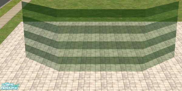 Sims 2 — Green-stripes1 by sww — *TSRAA* you will need windkeeper's Frameless Glass meshes for this to work. 