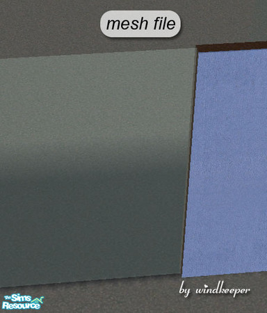 Sims 2 — Frameless window, main diagonal by Windkeeper — Diagonal version of main window. You need this file for the main