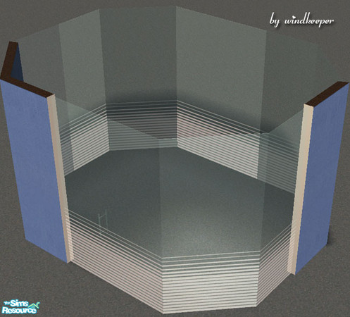 Sims 2 — Frameless glass, frosted by Windkeeper — This recolor will work for all the doors and windows in this set. File