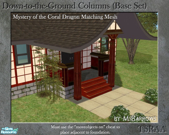 Sims 2 — Down-to-the-Ground - Mystery of the Coral Dragon by MsBarrows — What do you do when your house is on a