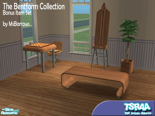 Sims 2 — Bentform Collection - Bonus Items Set by MsBarrows — Some extra items for the Bentform Collection. Includes an