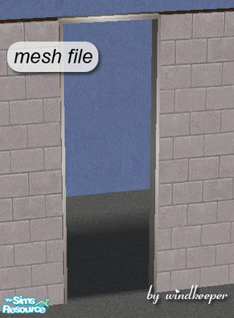 Sims 2 — Helios door arch by Windkeeper — This door arch takes all its colors from "Helios door" file from this