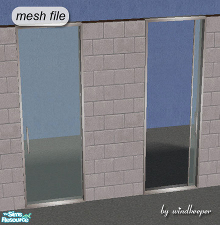 Sims 2 — Helios sliding door by Windkeeper — *Updated June 29/06* This door takes all its colors from "Helios