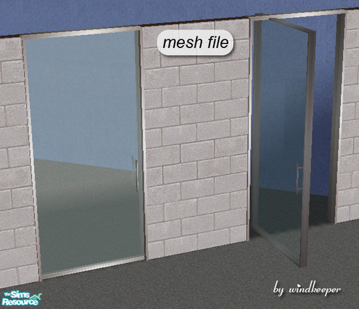 Sims 2 — Helios door diagonal by Windkeeper — *Updated Sept 12/05* This door takes all its colors from "Helios
