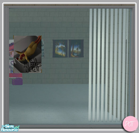 Sims 2 — Window Sign 1 MESH by DOT — Window Sign 1 MESH 1 Poster. Shop front signs or Posters On Glass Windows. Sims 2 by