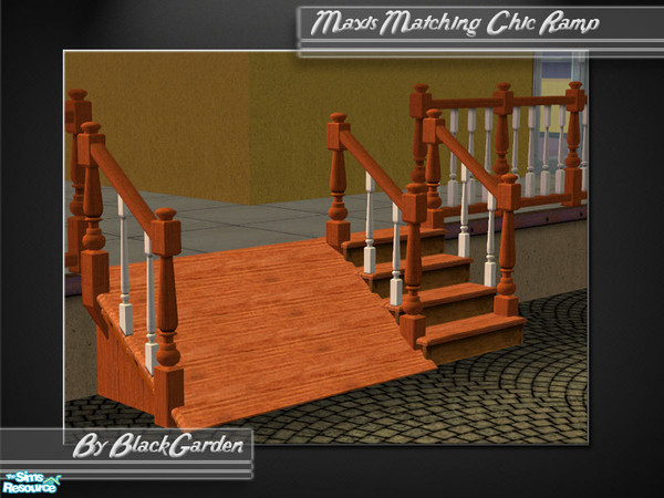 Sims 2 — Maxis Matching Chic Ramp by BlackGarden — The Mayor of SimCity will be introducing accessibility laws starting