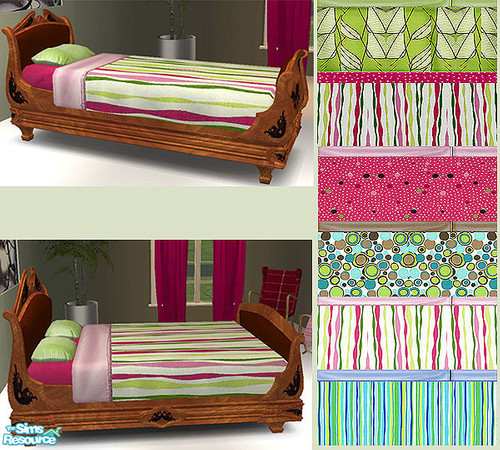Sims 2 — OpenHouse Beddings by openhousejack — a set of six beddings for single and double beds