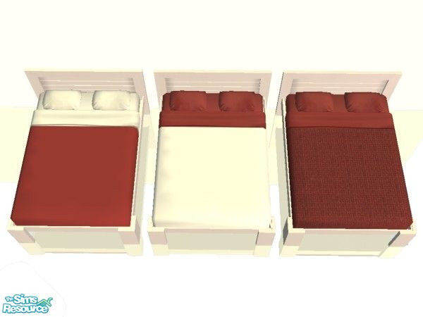 Sims 2 — Brick Bedding Set by simmaniac2005 — Made to match Studio K walls and floors. by Jo D Designs