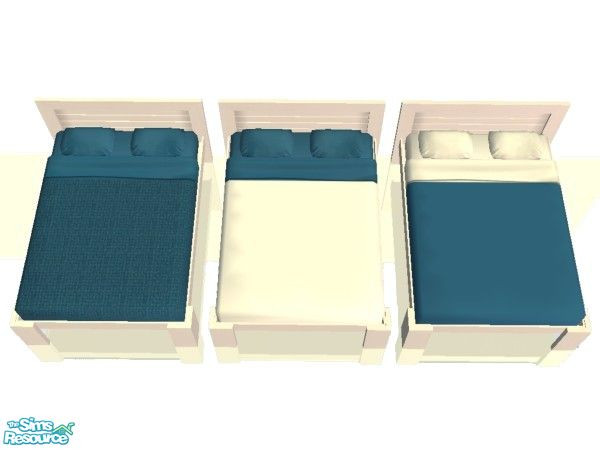 Sims 2 — Carribean Bedding Set by simmaniac2005 — Made to match Studio K walls and floors. by Jo D Designs