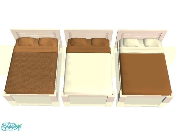 Sims 2 — Copper Bedding Set by simmaniac2005 — Made to match Studio K walls and floors. by Jo D Designs