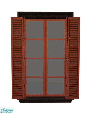 Sims 2 — Rejal Part 2 - Window 01 Black/Dark by Murano — Recolor for the Rejal window 01 series. You need Window 01 BASE