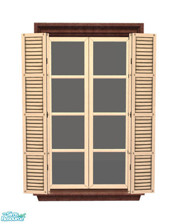 Sims 2 — Rejal Part 2 - Window 01 Red/White by Murano — Recolor for the Rejal window 01 series. You need Window 01 BASE