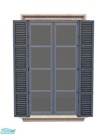 Sims 2 — Rejal Part 2 - Window 01 White/Blue by Murano — Recolor for the Rejal window 01 series. You need Window 01 BASE