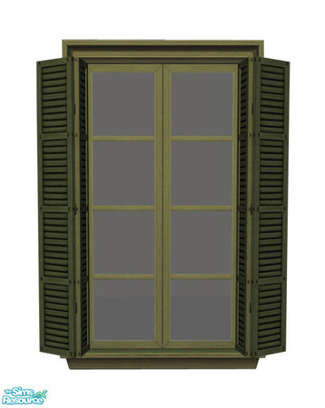 Sims 2 — Rejal Part 3 - Window 02 Green by Murano — Recolor for the Rejal window 02 series. You need Window 02 BASE for
