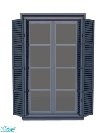 Sims 2 — Rejal Part 3 - Window 02 Blue by Murano — Recolor for the Rejal window 02 series. You need Window 02 BASE for