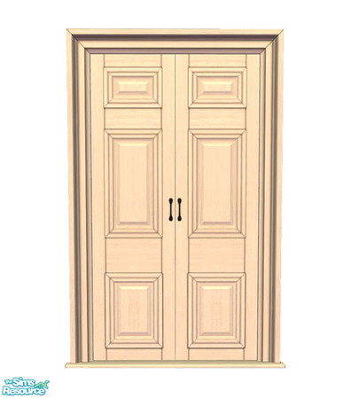 Sims 2 — Rejal Part 5 - Door 04 White by Murano — Recolor for the Rejal door 04 series. You need Door 04 BASE for this