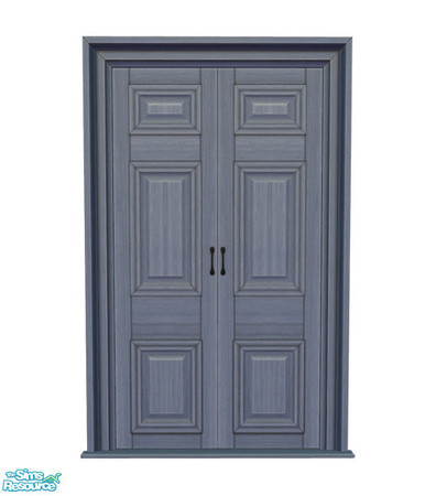 Sims 2 — Rejal Part 5 - Door 04 Blue by Murano — Recolor for the Rejal door 04 series. You need Door 04 BASE for this