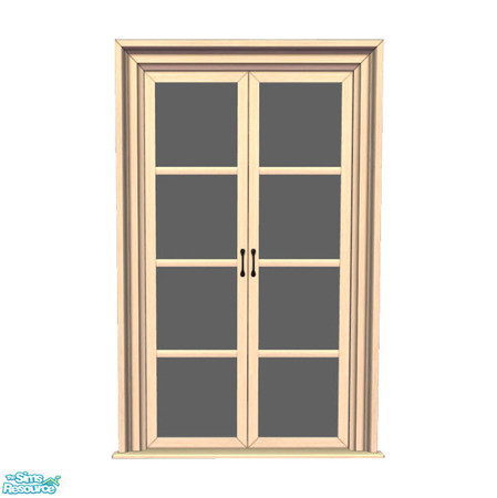 Sims 2 — Rejal Part 5 - Door 02 White by Murano — Recolor for the Rejal door 02 series. You need Door 02 BASE for this