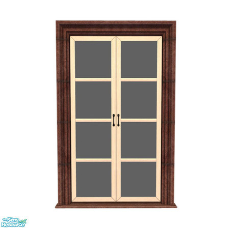 Sims 2 — Rejal Part 5 - Door 01 Red/White by Murano — Recolor for the Rejal door 01 series. You need Door 01 BASE for