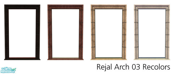 Sims 2 — Rejal Part 6 - Arch 03 Recolors by Murano — Several recolors for the Rejal arch 03 series. You need Arch 03 BASE