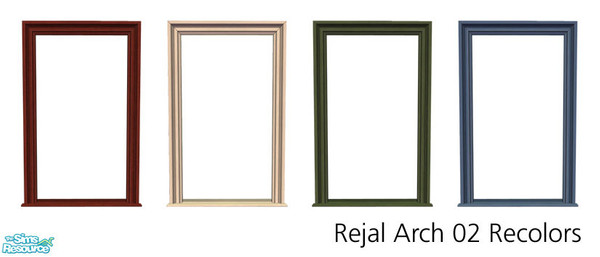 Sims 2 — Rejal Part 6 - Arch 02 Recolors by Murano — Several recolors for the Rejal arch 02 series. You need Arch 02 BASE