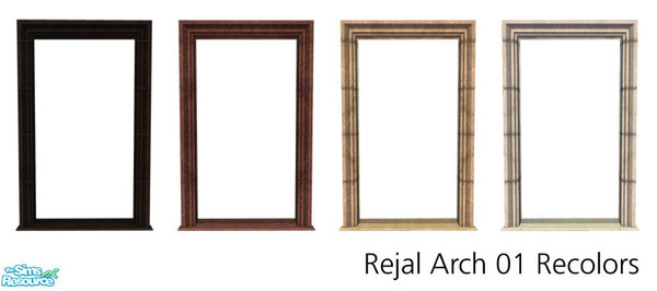 Sims 2 — Rejal Part 6 - Arch 01 Recolors by Murano — Several recolors for the Rejal arch 01 series. You need Arch 01 BASE