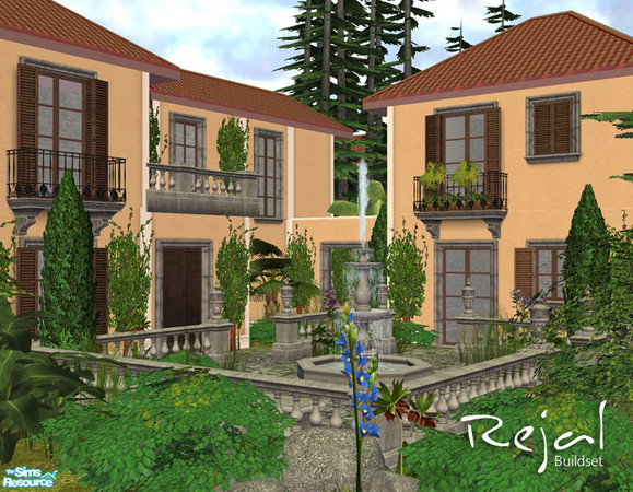 Sims 2 — Rejal Buildset by Murano — This superset includes all Rejal build items and a collection file.