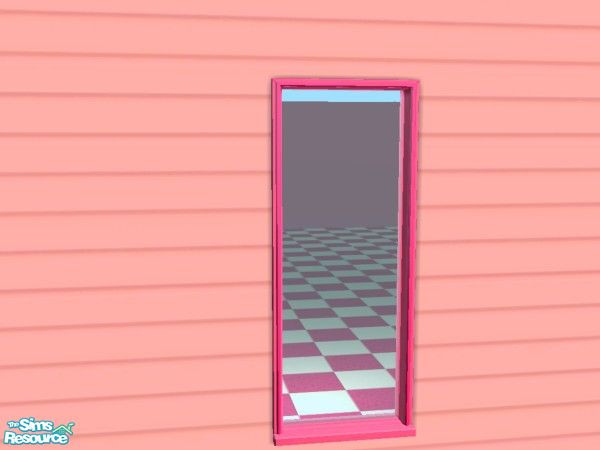 Sims 2 — pink window by apemassie — its really pretty