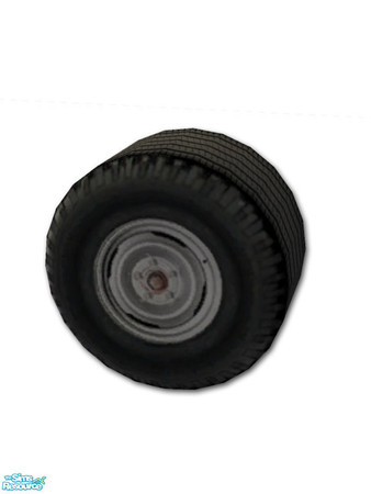 Sims 2 — Trailer - Wheel - Mesh by Shakeshaft — Part of a set consisting of the objects you will need to create a Trailer