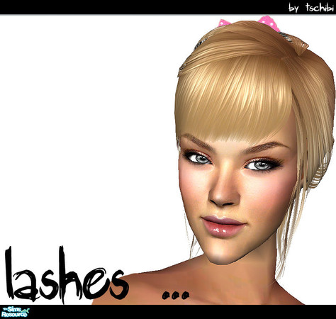 Sims 2 — eyelashes ... by justtschibi — A set of 6 lashes for your female sims, available from teen to elder. Enjoy,