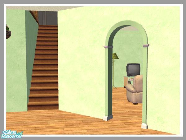 Sims 2 — Arch Duke Single Arch - Diagonal Mesh by Shakeshaft — Part of a set of new meshes to add to the Second Empire
