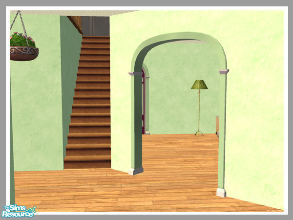 Sims 2 — Arch Duke 2 Tile Arch - Diagonal Mesh by Shakeshaft — Part of a set of new meshes to add to the Second Empire