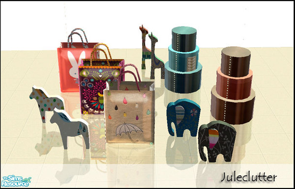 Sims 2 — Juleclutter by steffor — some deco clutter for your sims