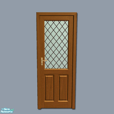 Sims 2 — Mayfair Door - Glazed Mesh by Shakeshaft — Part of a set of Casement Windows and matching Doors, set includes