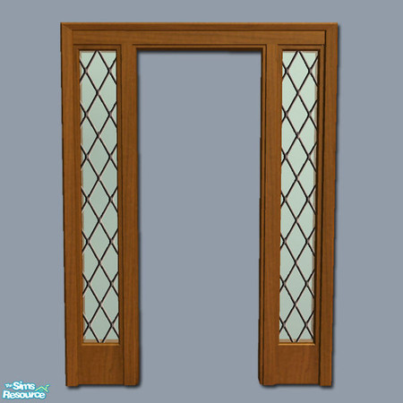 Sims 2 — Mayfair - Sidelight Arch Mesh by Shakeshaft — Part of a set of Casement Windows and matching Doors, set includes