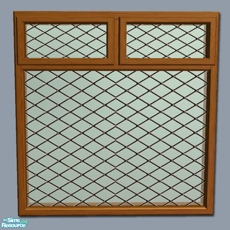 Sims 2 — Mayfair Window - Double Long Diagonal Mesh by Shakeshaft — Part of a set of Casement Windows and matching Doors,