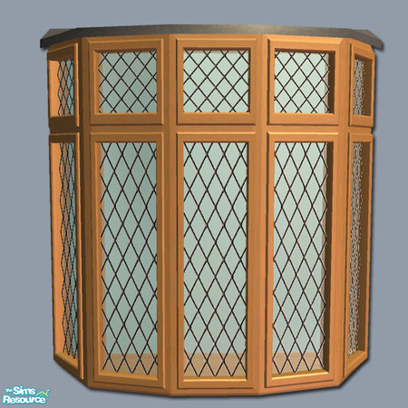 Sims 2 — Mayfair Bay Window - Lightwood by Shakeshaft — Part of a recolour set of my Mayfair Windows and Doors, with