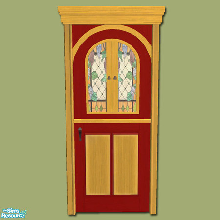 Sims 2 — Romany Life - Caravan Door Diagonal - Mesh by Shakeshaft — Part of a set consisting of the objects you will need