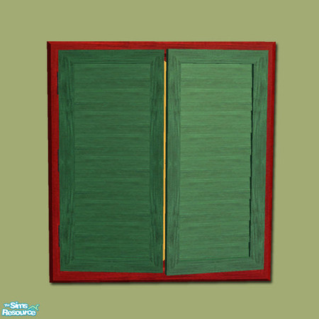 Sims 2 — Romany Life - Caravan Window Closed - Mesh by Shakeshaft — Part of a set consisting of the objects you will need