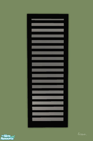 Sims 2 — The Motion Set - Master Window Black Rec by lirunchik — The part of my The Motion set. Black recolour for all