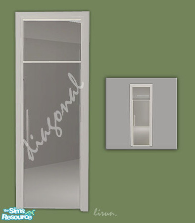 Sims 2 — The Motion Set - 1-tile Door Diagonal Slave by lirunchik — The part of my The Motion set. This is a