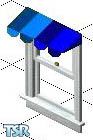 Sims 1 — Jay Blue Parlor Window by StrifeNet7 — Use this parlor window for shops, or for a fancy stylish look. The window